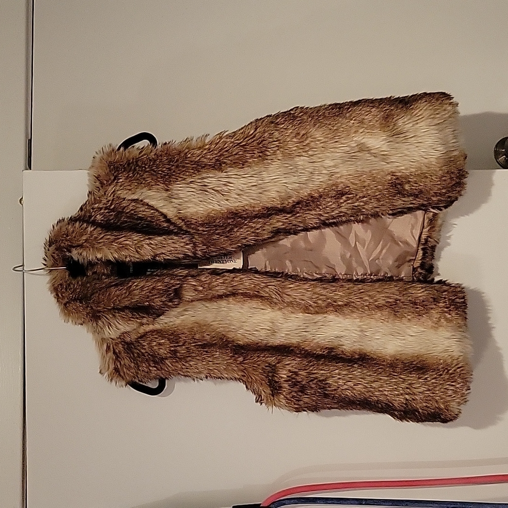 Faux fur vest